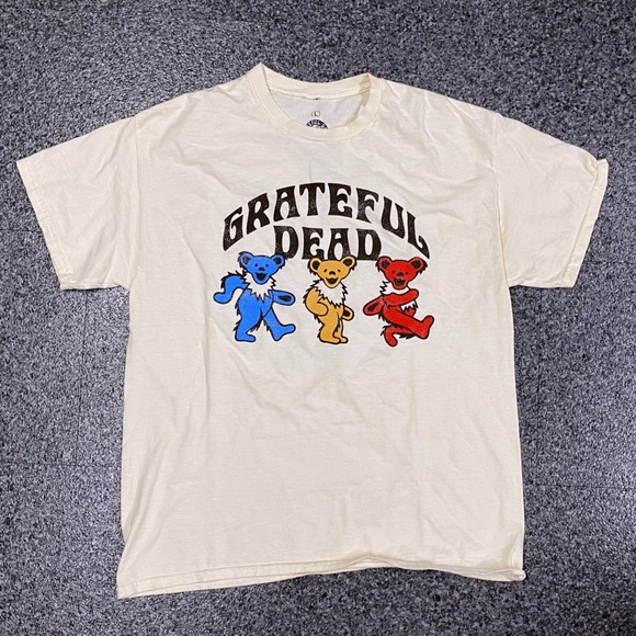 Grateful Dead Dancing Bears NWT  T-Shirt Large L Ripple Junction Graphic Tee - Picture 1 of 4